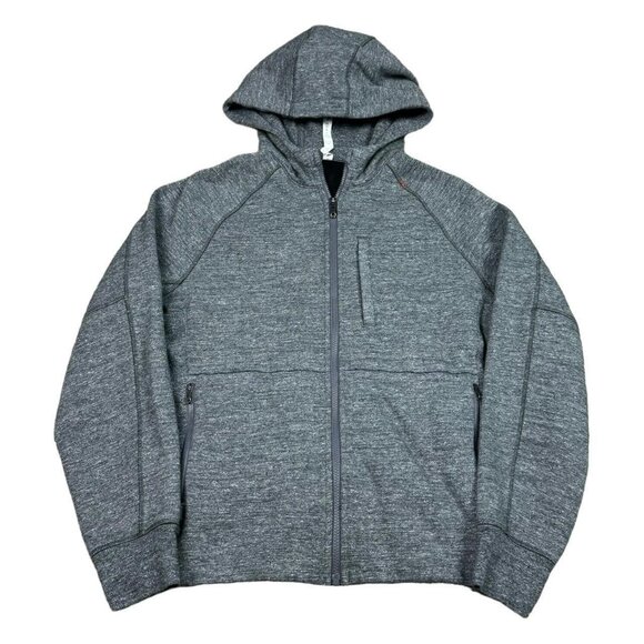 Lululemon Athletica Men's Medium Heather‎ Grey Full Zip Hoodie - Picture 1 of 5